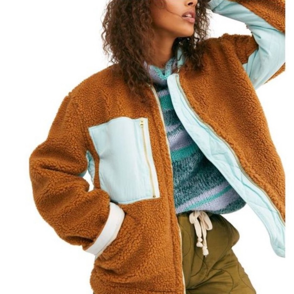 Like New Free People Sherpa Jacket